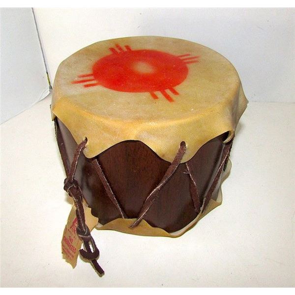 Vintage Native American Cherokee Drum Artifact