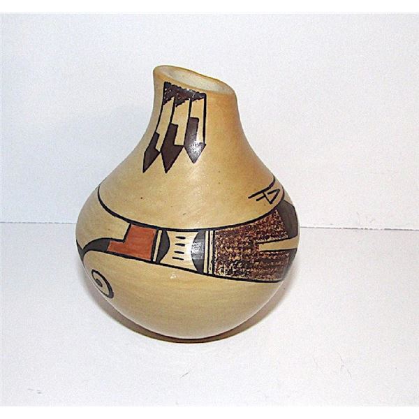 Vintage Hopi Bonnie Nampeyo Eye Dazzler Polychrome Pottery