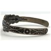 Image 2 : Vintage Fred Harvey Era Bracelet Navajo Sterling Turquoise Cuff