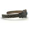 Image 3 : Vintage Fred Harvey Era Bracelet Navajo Sterling Turquoise Cuff