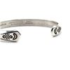 Image 7 : Navajo Sterling Carinated Ingot Double Sided Cuff Bracelet R Secatero