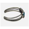 Image 3 : VTG Navajo Royston Turquoise Stacker Cuff Bracelet Sterling Silver Native