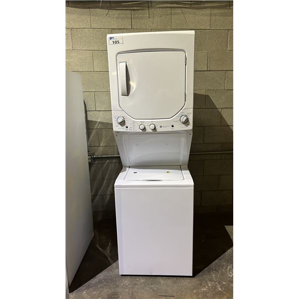 GE 24" WIDE STACKING WASHER & DRYER
