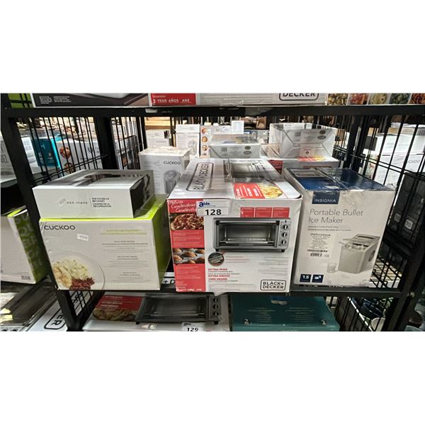 PERCUSSION MASSAGER, RICE COOKER, COUNTERTOP CONVECTION OVEN & PORTABLE BULLET ICE MAKER