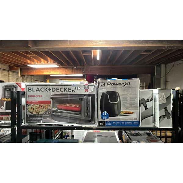 COUNTERTOP CONVECTION OVEN, 5 QT. AIR FRYER & (2) PERCUSSION MASSAGERS - *WORKING CONDITION UNKNOWN/