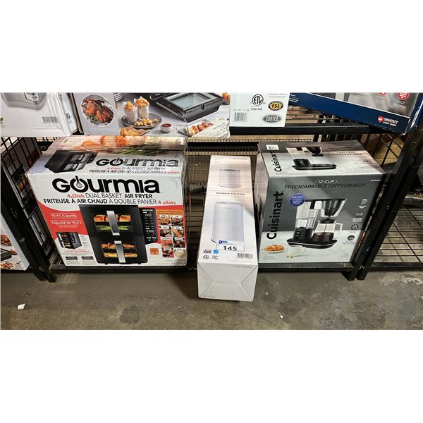 12 CUP COFFEEMAKER, 10L AIR FRYER OVEN & AIR PURIFIER - *WORKING CONDITION UNKNOWN/
