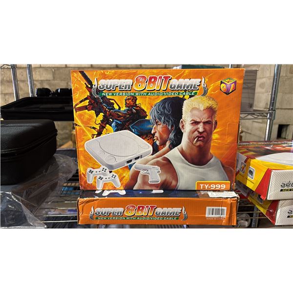 (2) SUPER 8 BIT GAME TY-999 CONSOLES