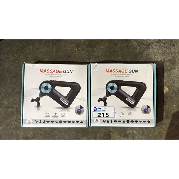 (2) MASSAGE GUNS