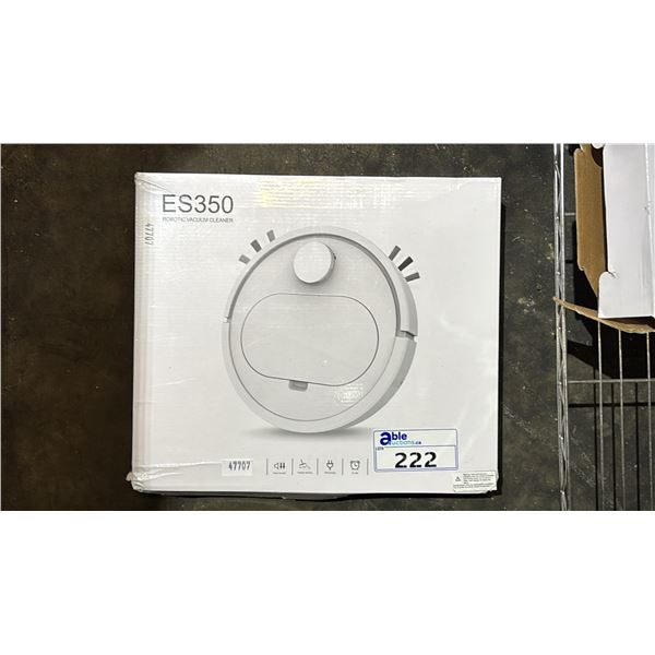 ES350 ROBOTIC VACUUM CLEANER