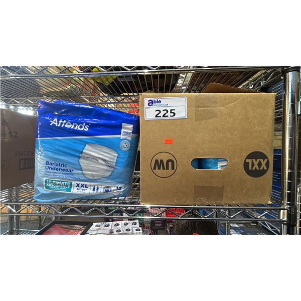 CASE OF ATTENDS BARIATRIC UNDERWEAR - SIZE XXL