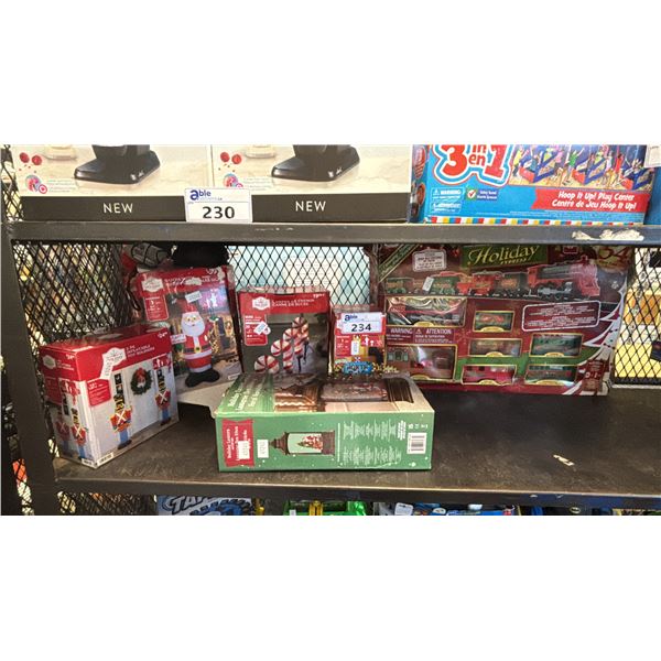 ASSORTED INDOOR & OUTDOOR CHRISTMAS DECORATIONS - *WORKING CONDITION UNKNOWN/MAY BE