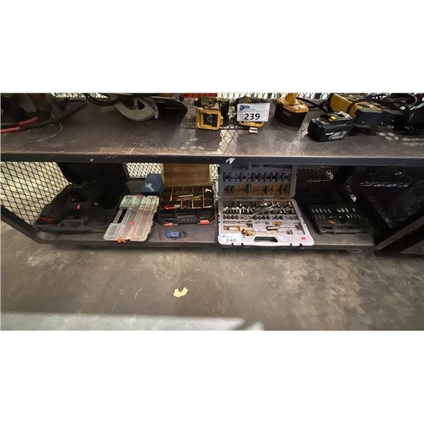 HAUSSMANN ROOFING COIL NAILER, SOCKET WRENCH SETS, TOOL BOX WITH CONTENTS & MORE
