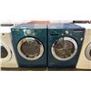 Image 1 : LG BLUE FRONT LOADING WASHER & DRYER SET
