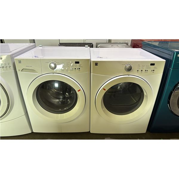 KENMORE FRONT LOADING WASHER & DRYER SET
