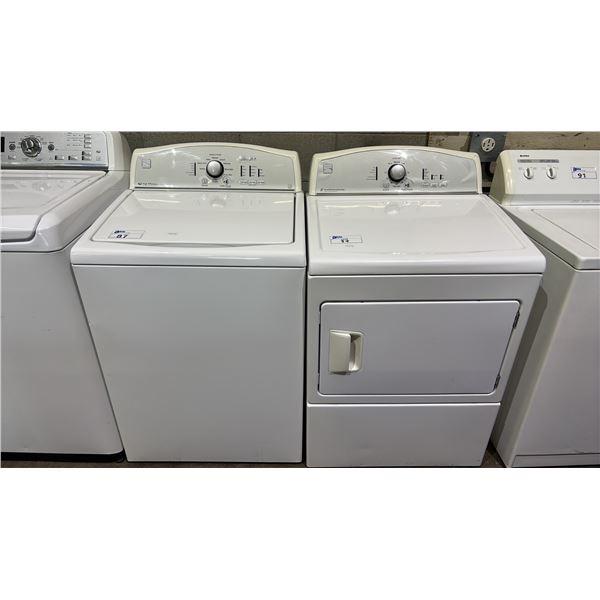 KENMORE CLOTHES WASHER & DRYER SET