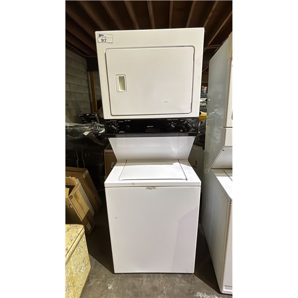 GE STACKING WASHER & DRYER