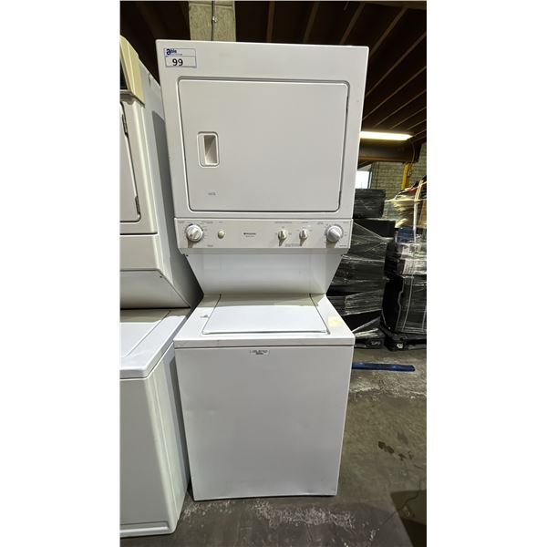 FRIGIDAIRE HEAVY DUTY STACKING WASHER AND DRYER