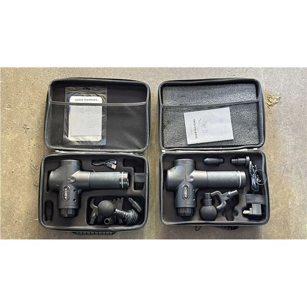 (2) GENERIC MASSAGE GUNS