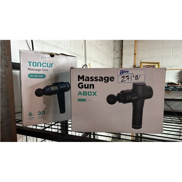 ABOX MASSAGE GUN & TONCUR MASSAGE GUN