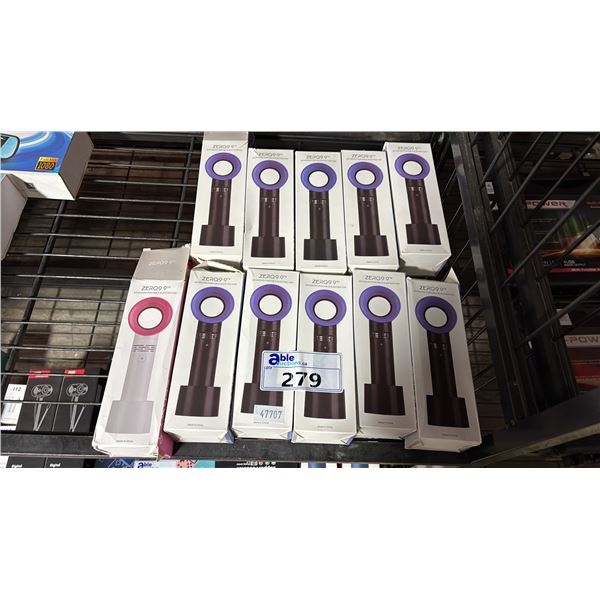 (11) ZERQ9 PORTABLE ELECTRIC FANS