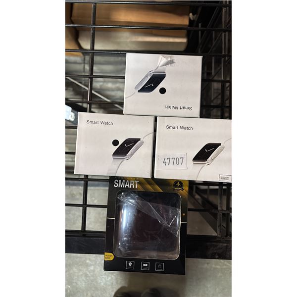 SMART POWERBANK & (3) SMART WATCHES