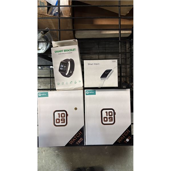 (4) ASSORTED SMART WATCHES