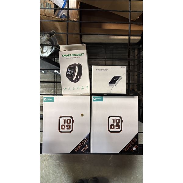 (4) ASSORTED SMART WATCHES