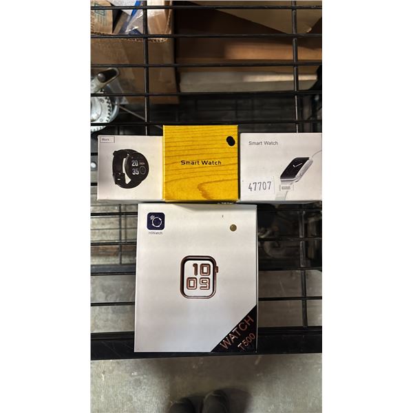 (4) ASSORTED SMART WATCHES