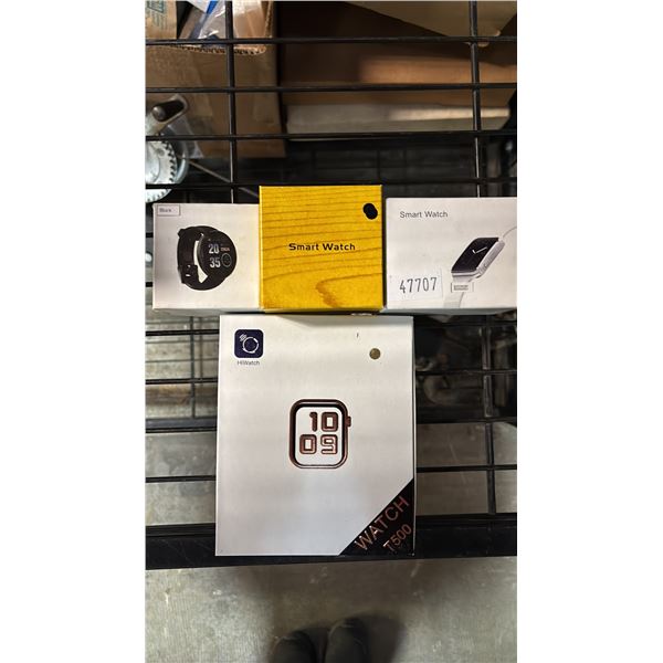(4) ASSORTED SMART WATCHES
