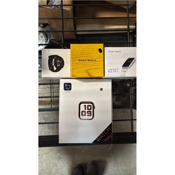 (4) ASSORTED SMART WATCHES