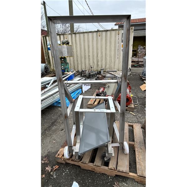 ASSORTED STAINLESS STEEL PORTABLE FRAMES