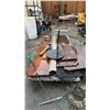 Image 4 : PALLET OF ASSORTED ITEMS INCLUDING; PLYWOOD, METAL TRANSITION, RUBBER MAT, METAL SIDING & MORE