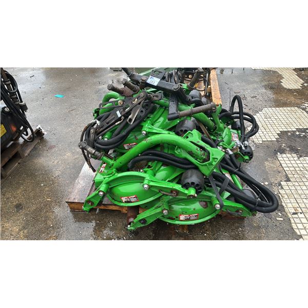 PALLET OF ASSORTED LAWN CARE MOWER ATTACHMENTS