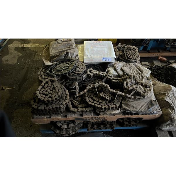 PALLET OF ASSORTED CHAINS
