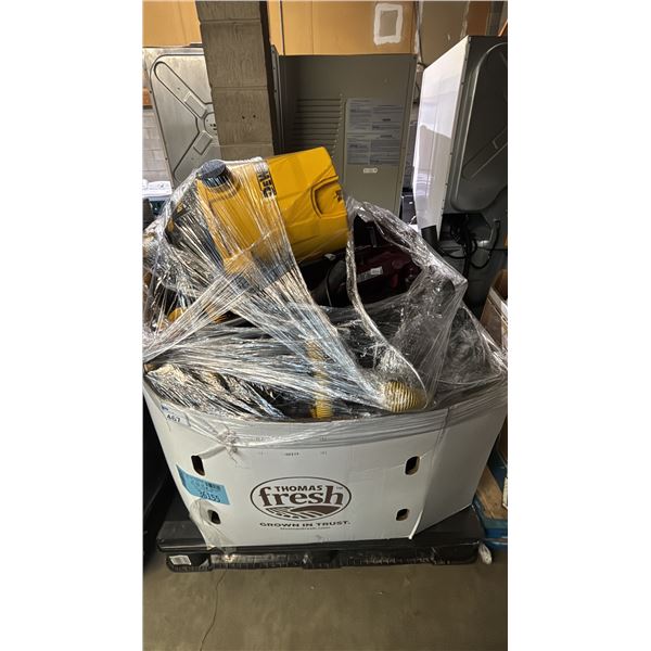 PALLET OF ASSORTED VACUUMS