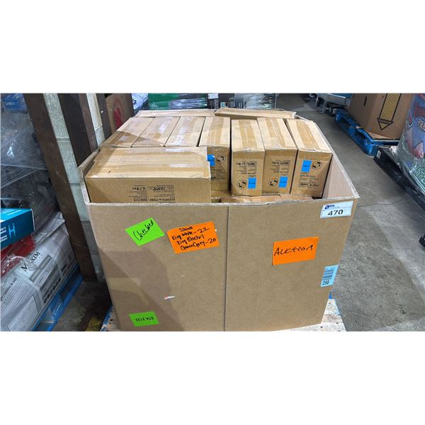 PALLET OF ASSORTED SIZE BEDDING SKIRTS