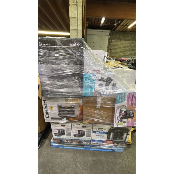 PALLET OF ASSORTED ITEMS INCLUDING; AIR FRYERS, MASSAGER, ROBOT VACUUM & MORE *UNKNOWN WORKING