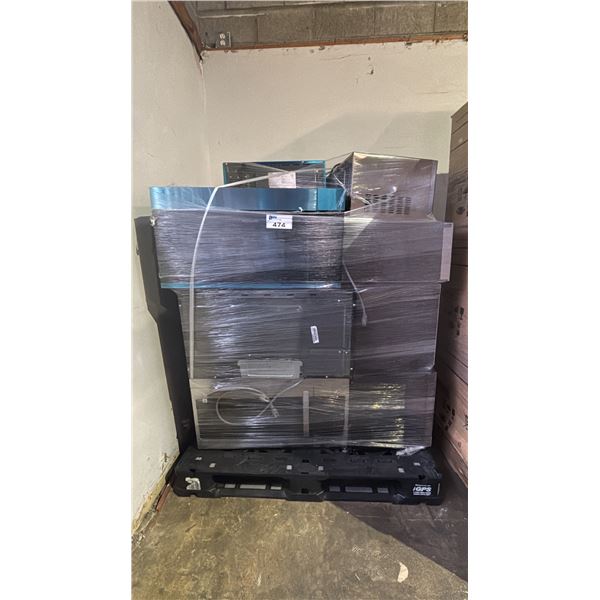 PALLET OF ASSORTED MICROWAVES *UNKNOWN WORKING CONDITION, MAY BE MISSING PARTS & PIECES*