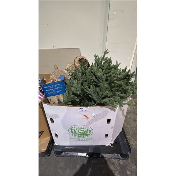 PALLET OF ASSORTED CHRISTMAS DECOR