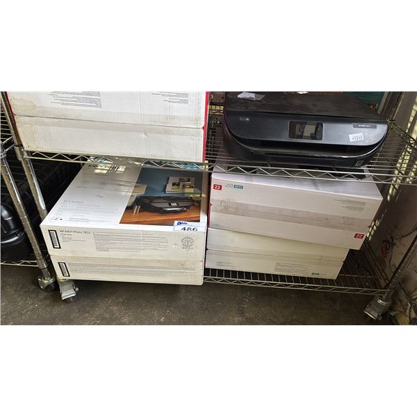 SHELF OF CANON PIXMA TS3729, CANON PIXMA TS3429 & HP ENVY PHOTO 7855 PRINTERS