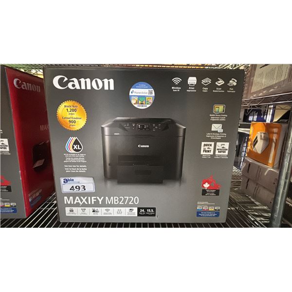CANON MAXIFY MB2720 PRINTER *UNKNOWN WORKING CONDITION, MAY BE MISSING PIECES*