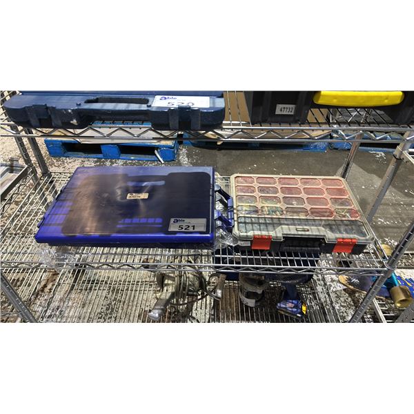 (2) KNEELER BOARDS & BIT ORGANIZER WITH CONTENTS