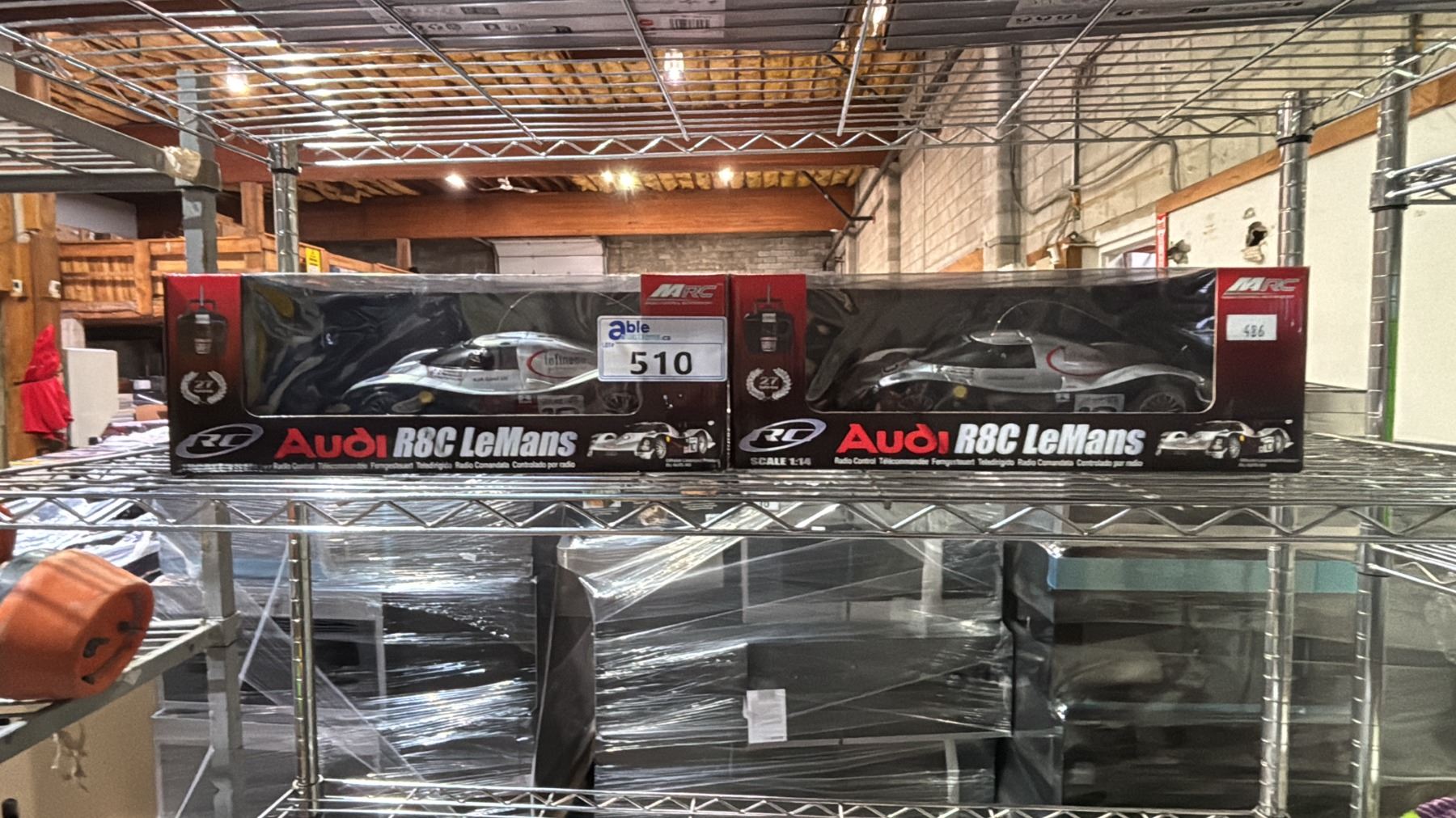 (2) AUDI R8C LEMANS RC CARS