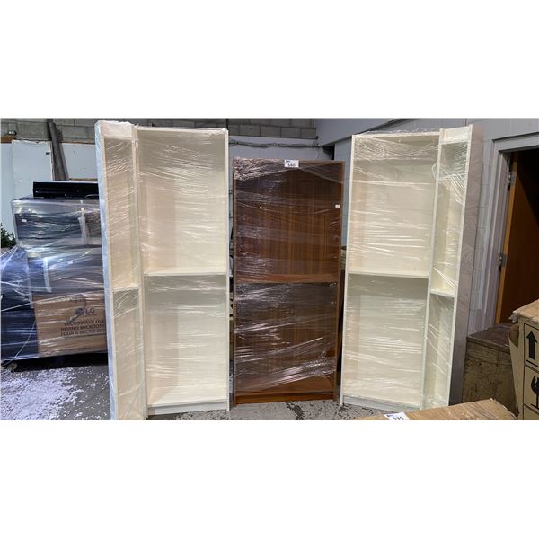 (5) ASSORTED BOOKCASES