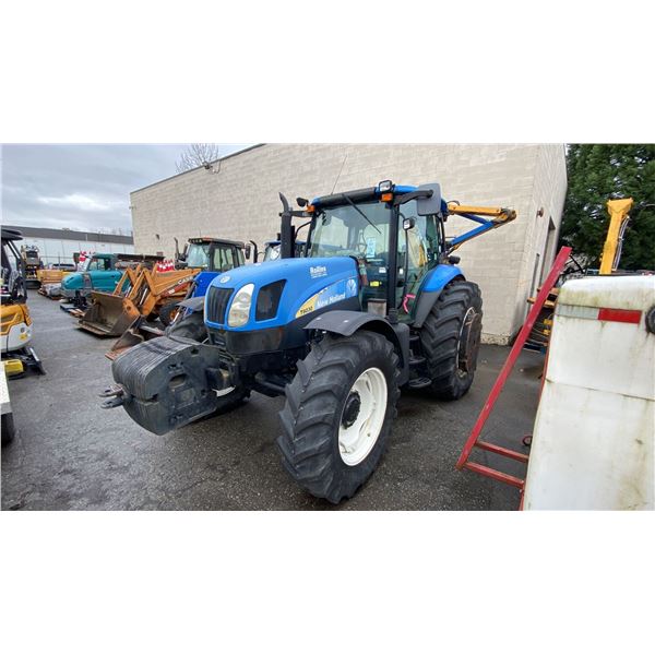 2010 NEW HOLLAND T6030, TRACTOR, BLUE, VIN ZABD01736,