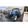 Image 1 : 2010 NEW HOLLAND T6030, TRACTOR, BLUE, VIN ZABD01736,