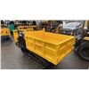 Image 2 : SDLANCH SDLD25 YELLOW RIDE ON GAS POWERED MINI CRAWLER DUMPER, 3 SPEED WITH 9"