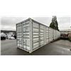 Image 2 : GREY 40' 52,910 LB MAX CAPACITY INDUSTRIAL TRANSPORT CONTAINER
