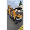 Image 1 : SDLANCH SDLE20 YELLOW DIESEL POWERED RUBBER TRACK MINI EXCAVATOR WITH ATTACHED