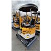 Image 2 : SDLANCH SDLE20 YELLOW DIESEL POWERED RUBBER TRACK MINI EXCAVATOR WITH ATTACHED